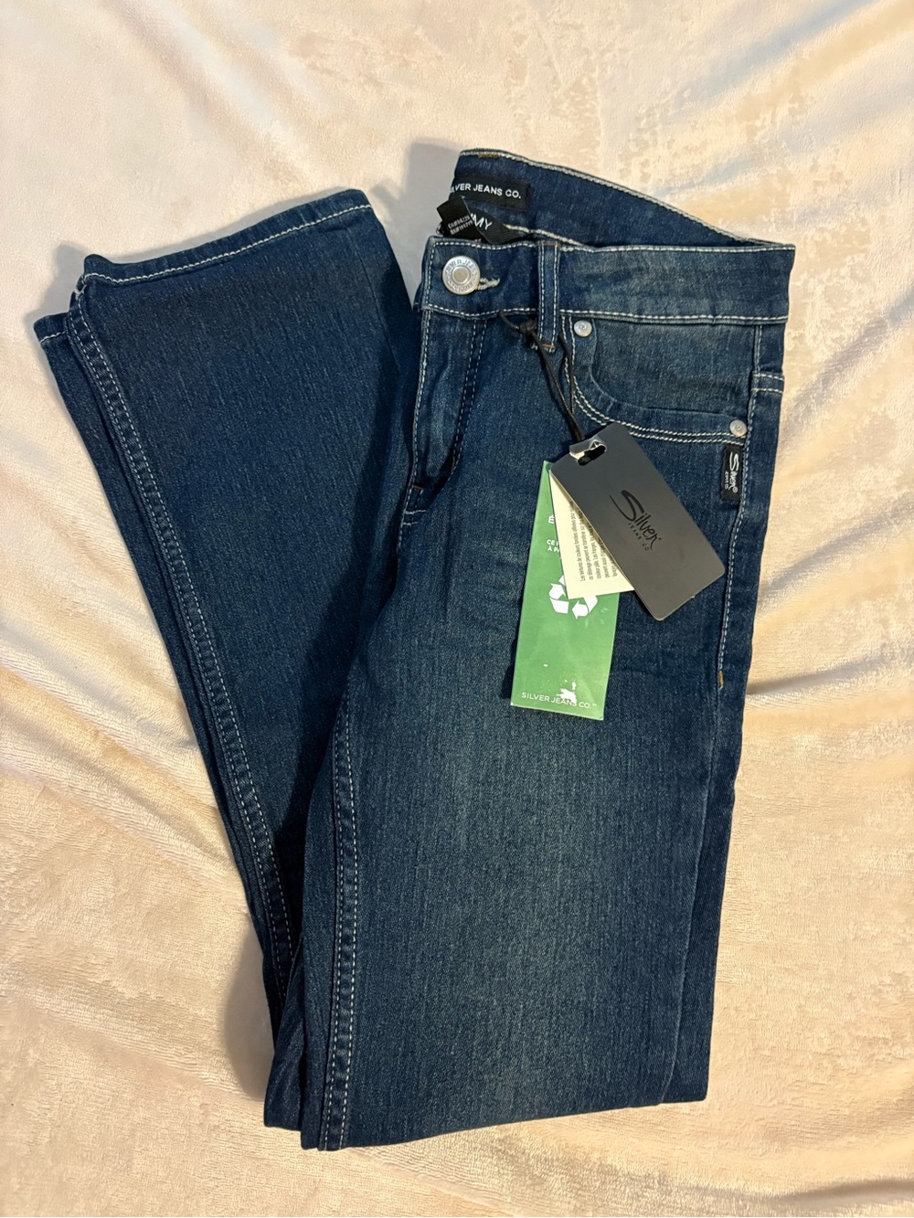 Silver Jeans Indigo Skinny Stretch Denim